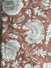 Blue Hand Block Cotton Fabric