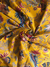 Yellow Batik Mukat Cotton Fabric