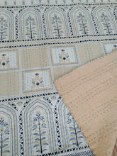 Vintage Boho Reversible Kantha Quilt