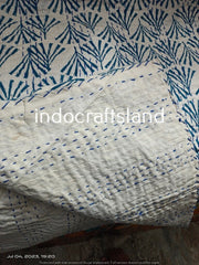 Boho Kantha Quilt – Double Cotton Throw