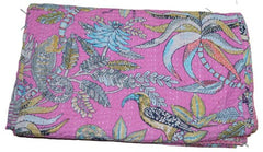 Monkey Print Kantha Cotton Quilt