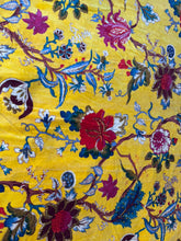 Indian Floral Velvet Fabric