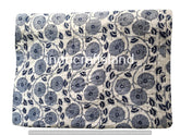 Hand Block Print Indian Kantha Quilt – King & Queen Size Cotton Bedspread with Floral Pattern