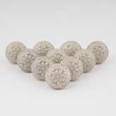 Turquoise Floral Design Boho Hippie Painted Ceramic Knobs – Drawer Pull Handles Set