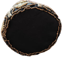 Black Mirror Work Indian Ethnic Potli Bag – Handbag for Party, Wedding & Gifting