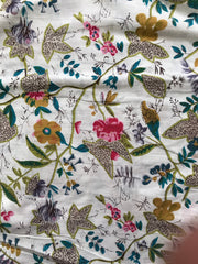 Boho Paradise Flower Cotton Fabric