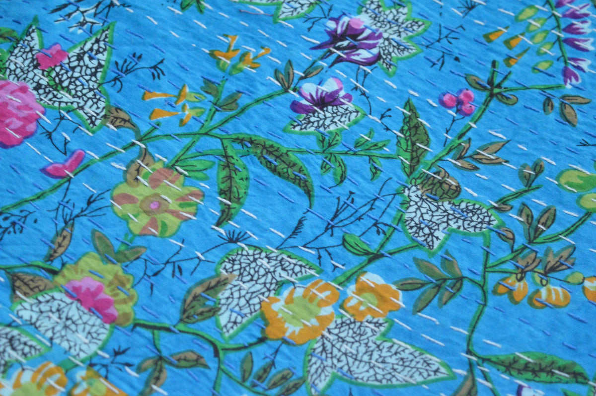 Ethnic Kantha Quilt