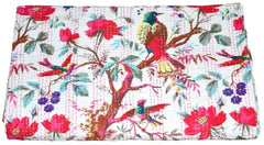 White Bird Kantha Quilt