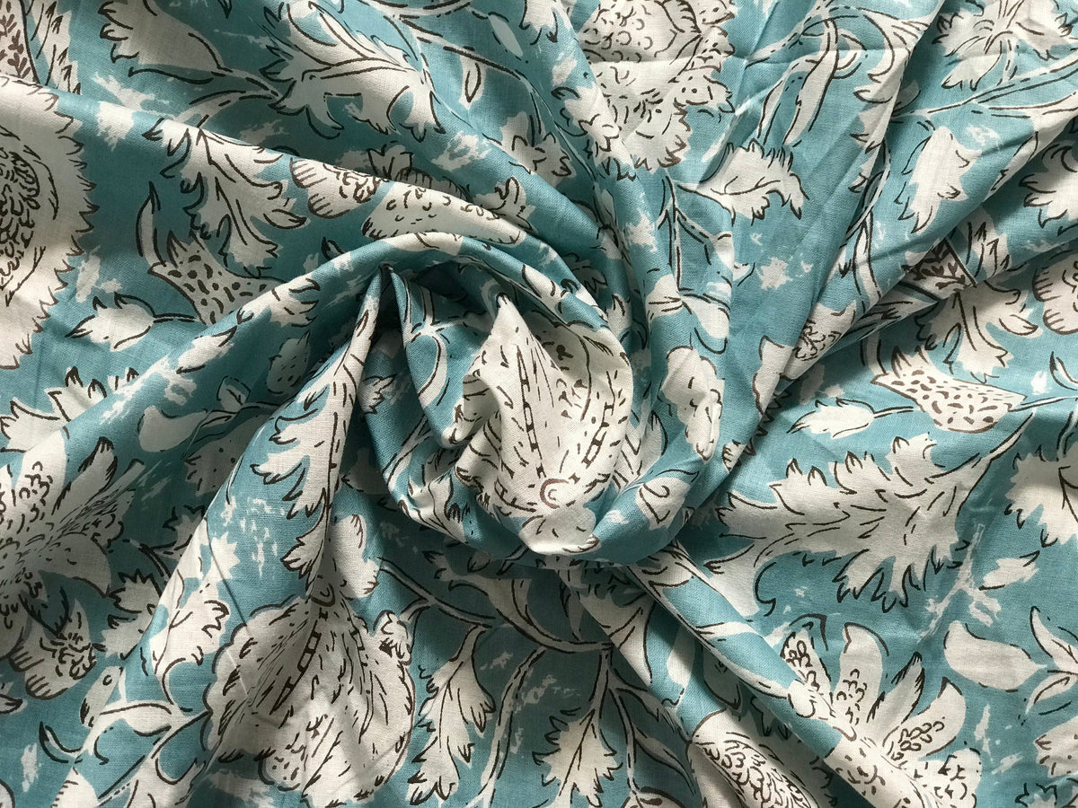 Boho Flower Cotton Fabric