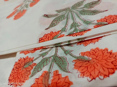 Boho Flower Cotton Fabric