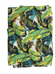 Blue Leaf Cotton Fabric