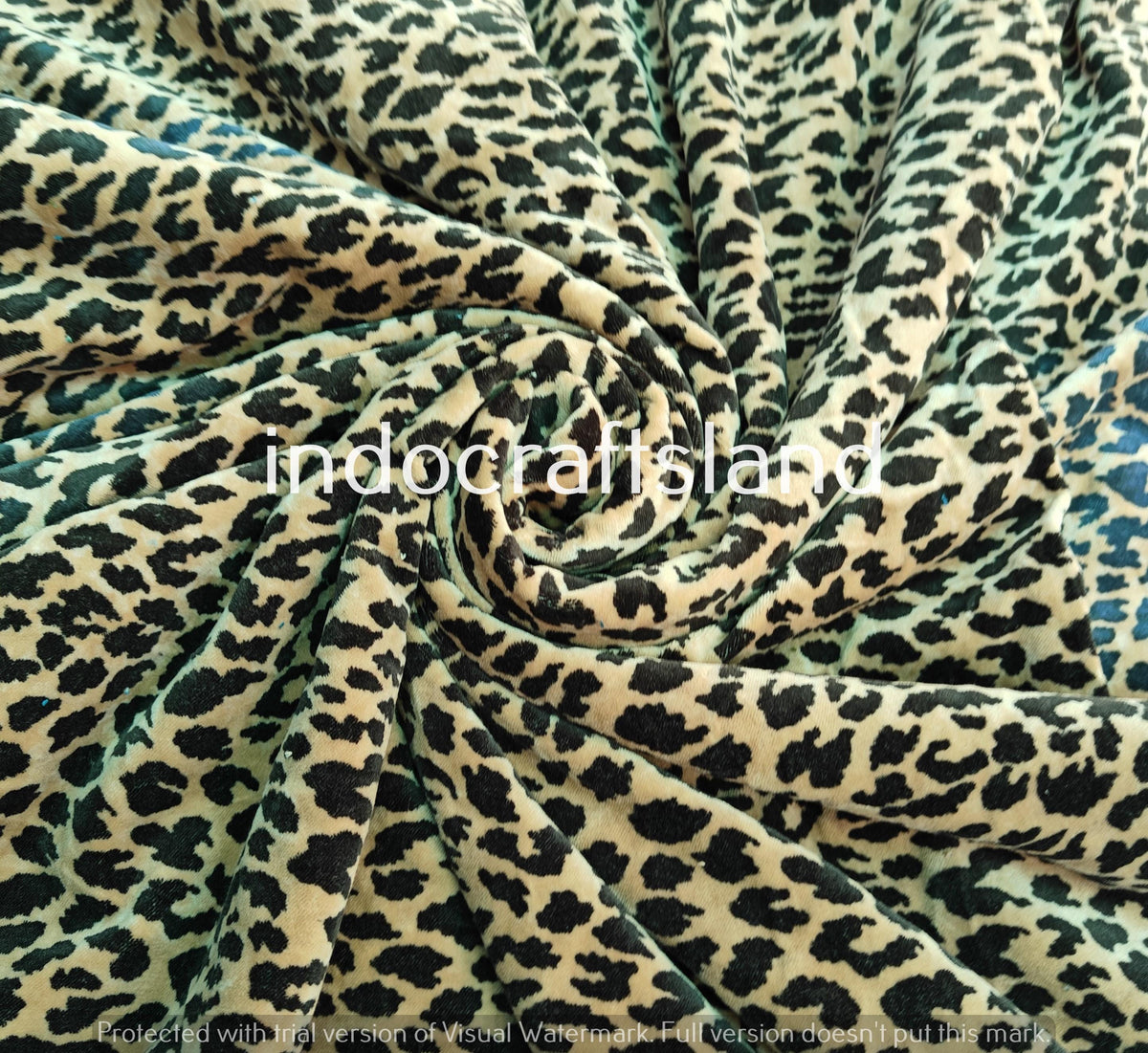 Indian Boho Velvet Fabric – Cotton Velvet by Yard & Meter for Upholstery & Table Cloth