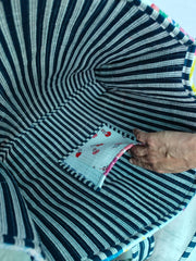 Handmade Indian Patchwork Market Bag – Quilted, Hand Stitched Stylish Tote